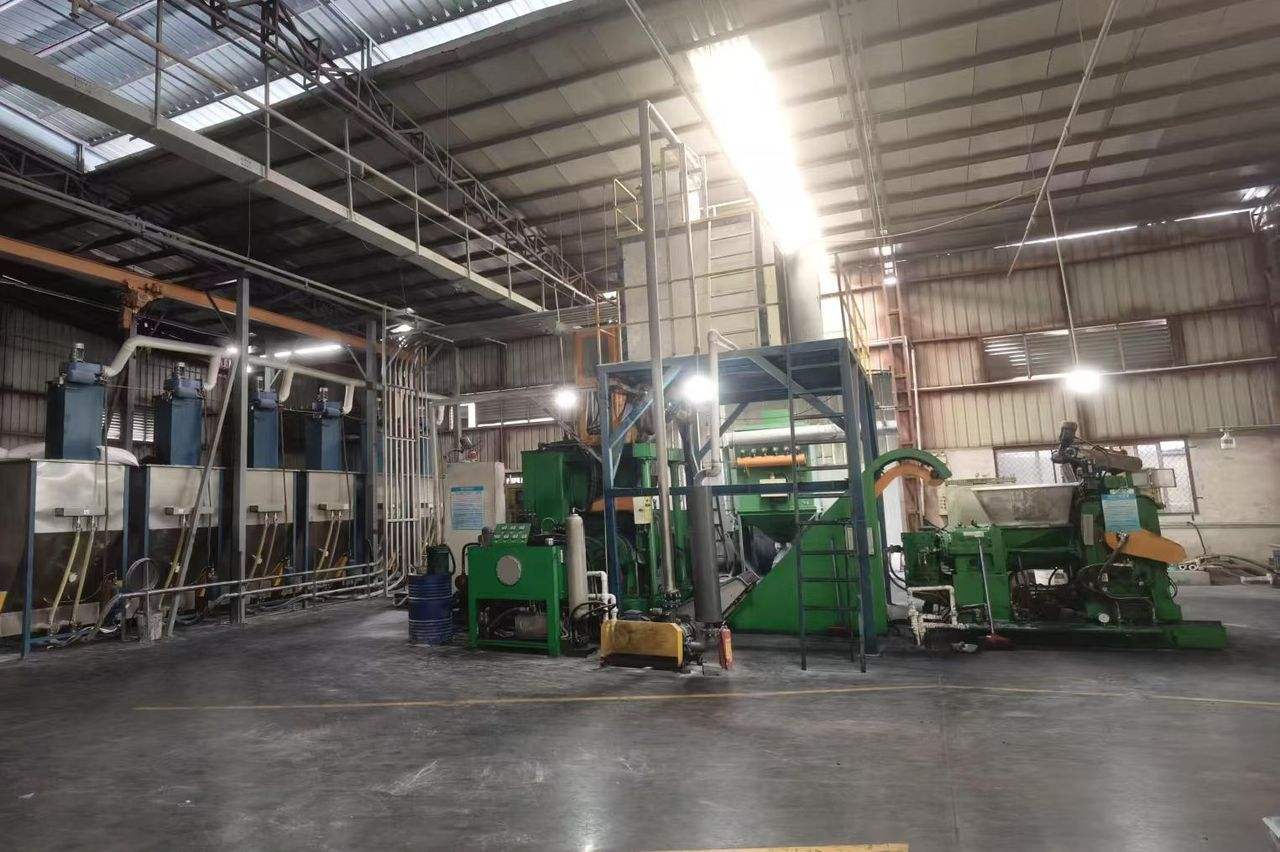 Tire compound production line